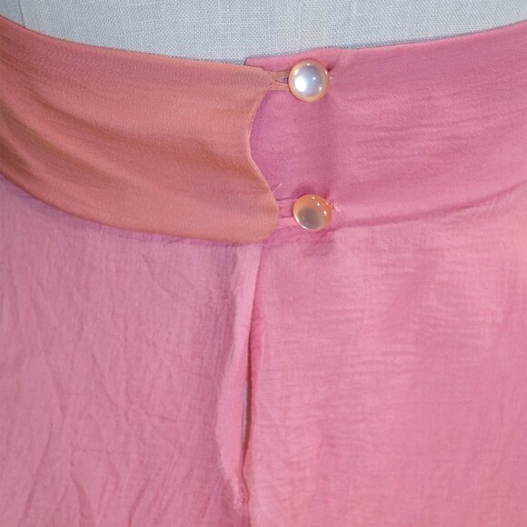 Julia Silk Pink Ombre Halter Mini Dress - Small - Picture 7 of 10